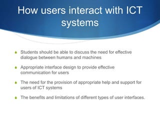 Interface Ict Interfaces | PPTX