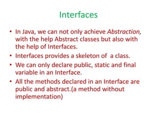 Java Interface | PPT