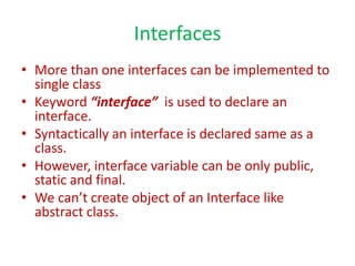 Java Interface | PPT