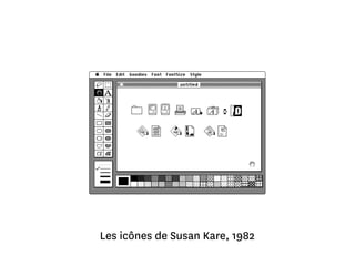 Grid Compass Les icônes de Susan Kare, 1982 
 