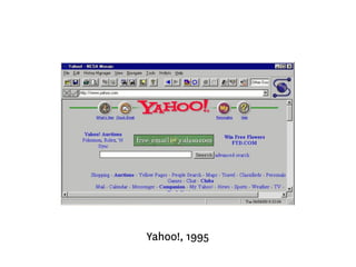 Yahoo!, 1995 
 