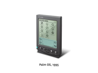 Palm OS, 1995 
 