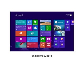Windows 8, 2012 
 