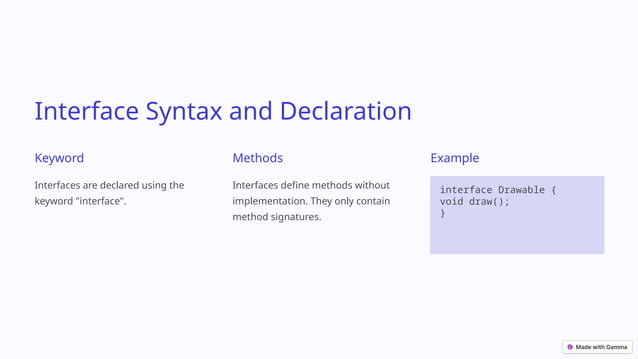Interfaces-in-Java.for engineering students pptx | PPTX | Programming ...