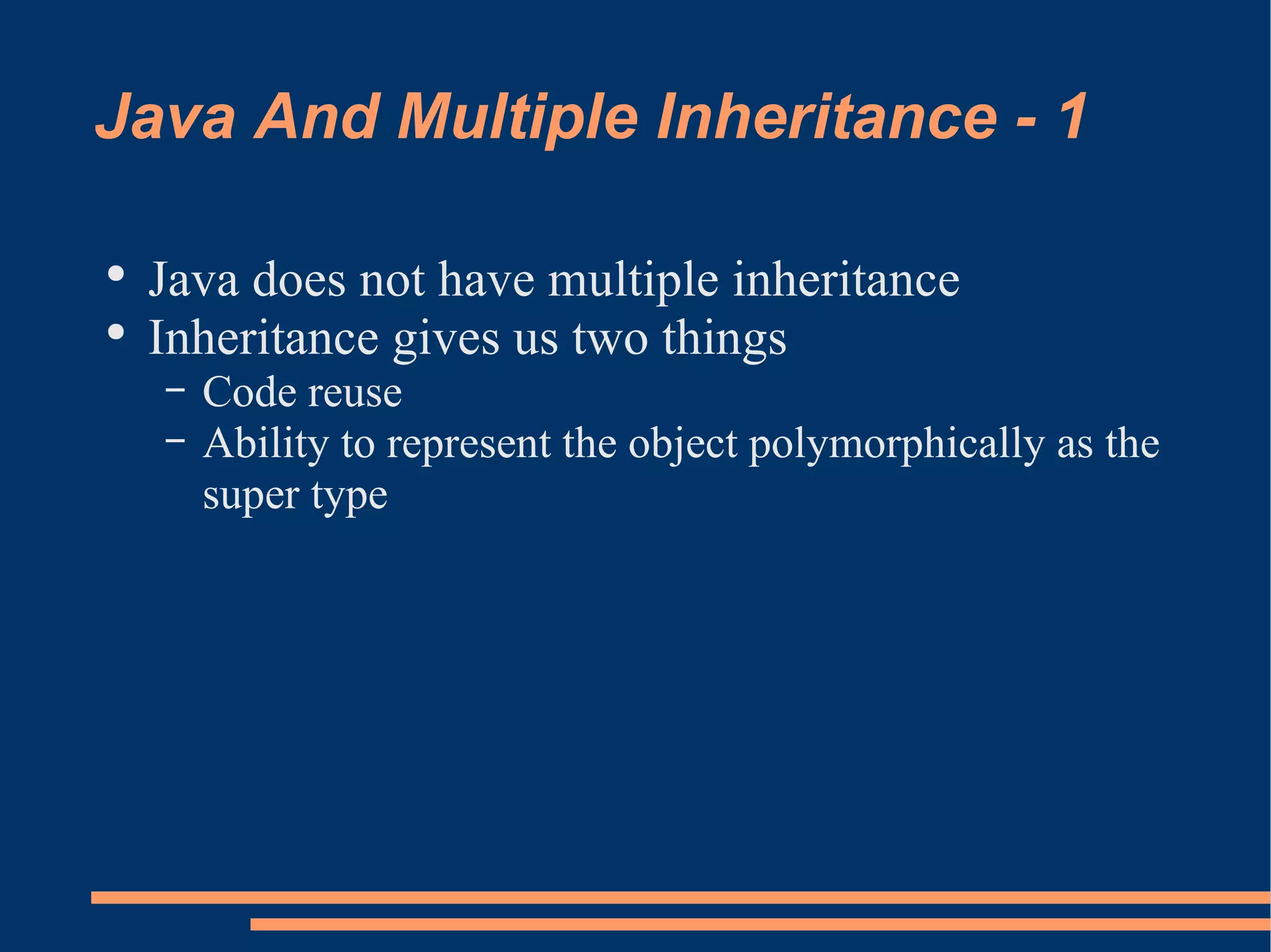 Interfaces In Java | PPT