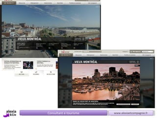 Consultant e-tourisme www.alexiaetcompagnie.fr 