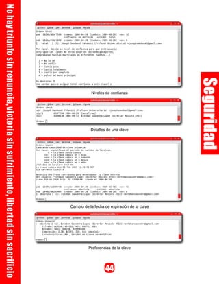 Interactuando con GNU Privacy Guard