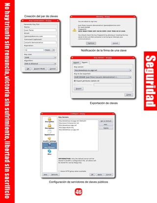 Interactuando con GNU Privacy Guard