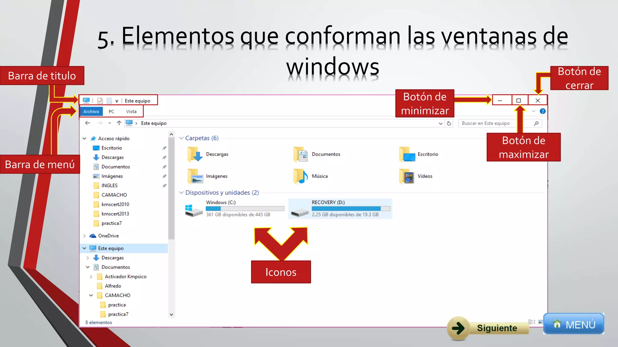 Ms Windows Interface Question Interfaces graficas de windows | PPTX