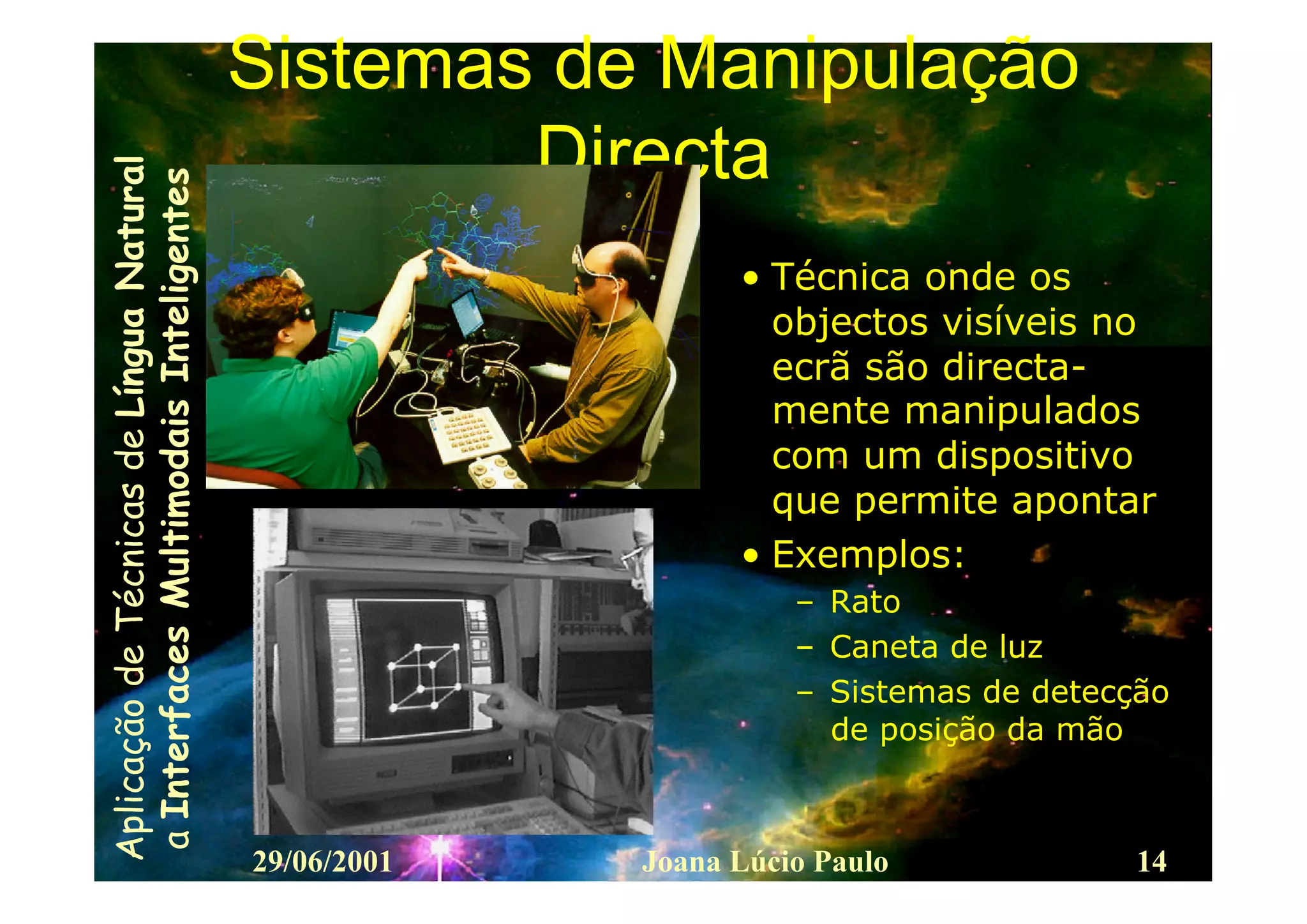 Interfaces Multimodais Inteligentes