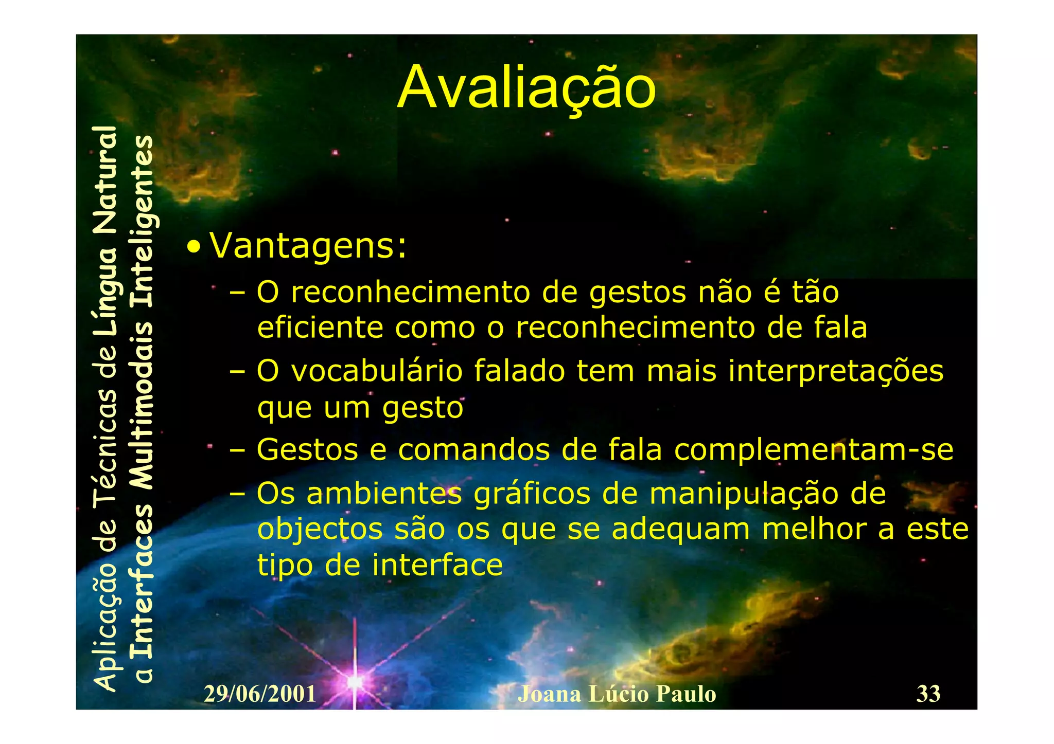 Interfaces Multimodais Inteligentes