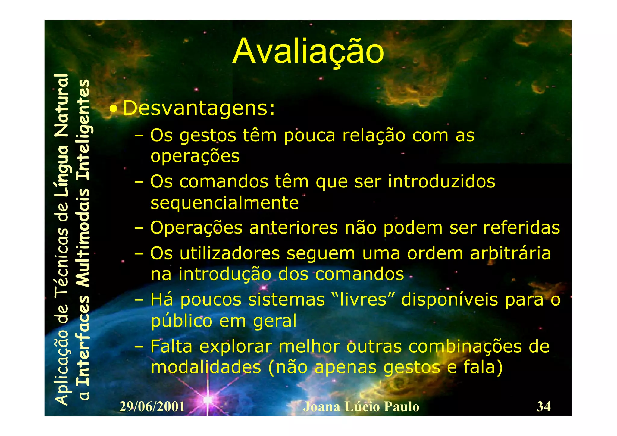 Interfaces Multimodais Inteligentes