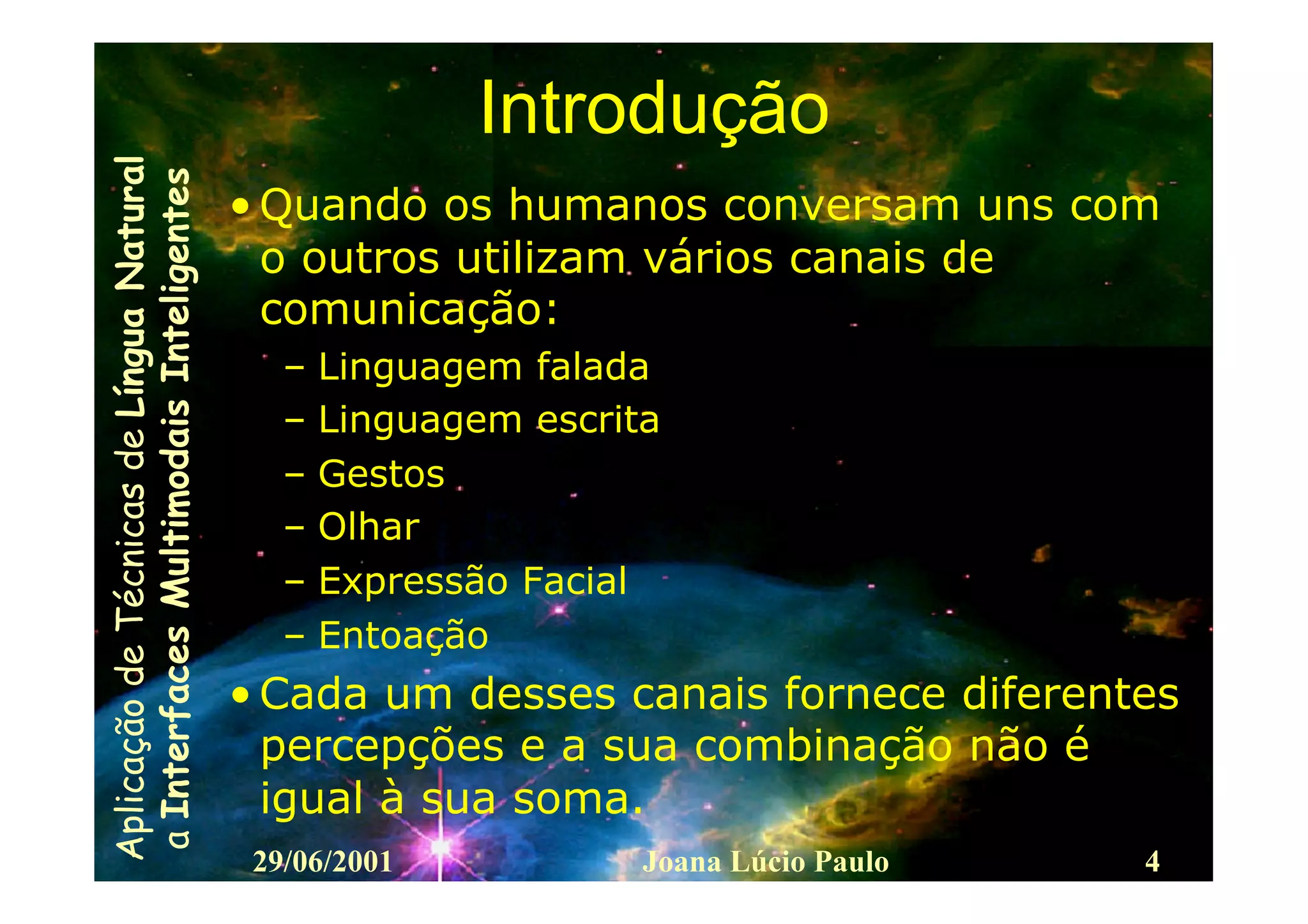 Interfaces Multimodais Inteligentes