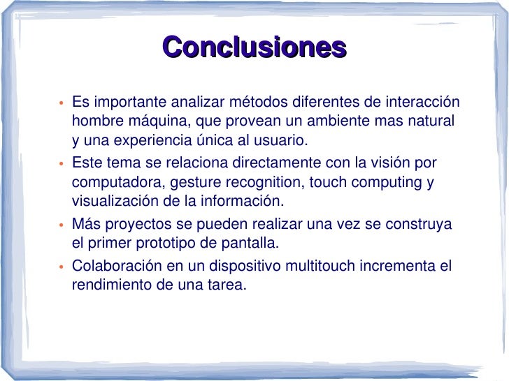 Interfaces naturales al Usuario