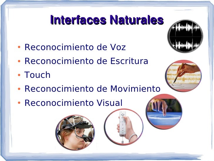 Interfaces naturales al Usuario