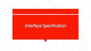 InterfaceSpecification
 