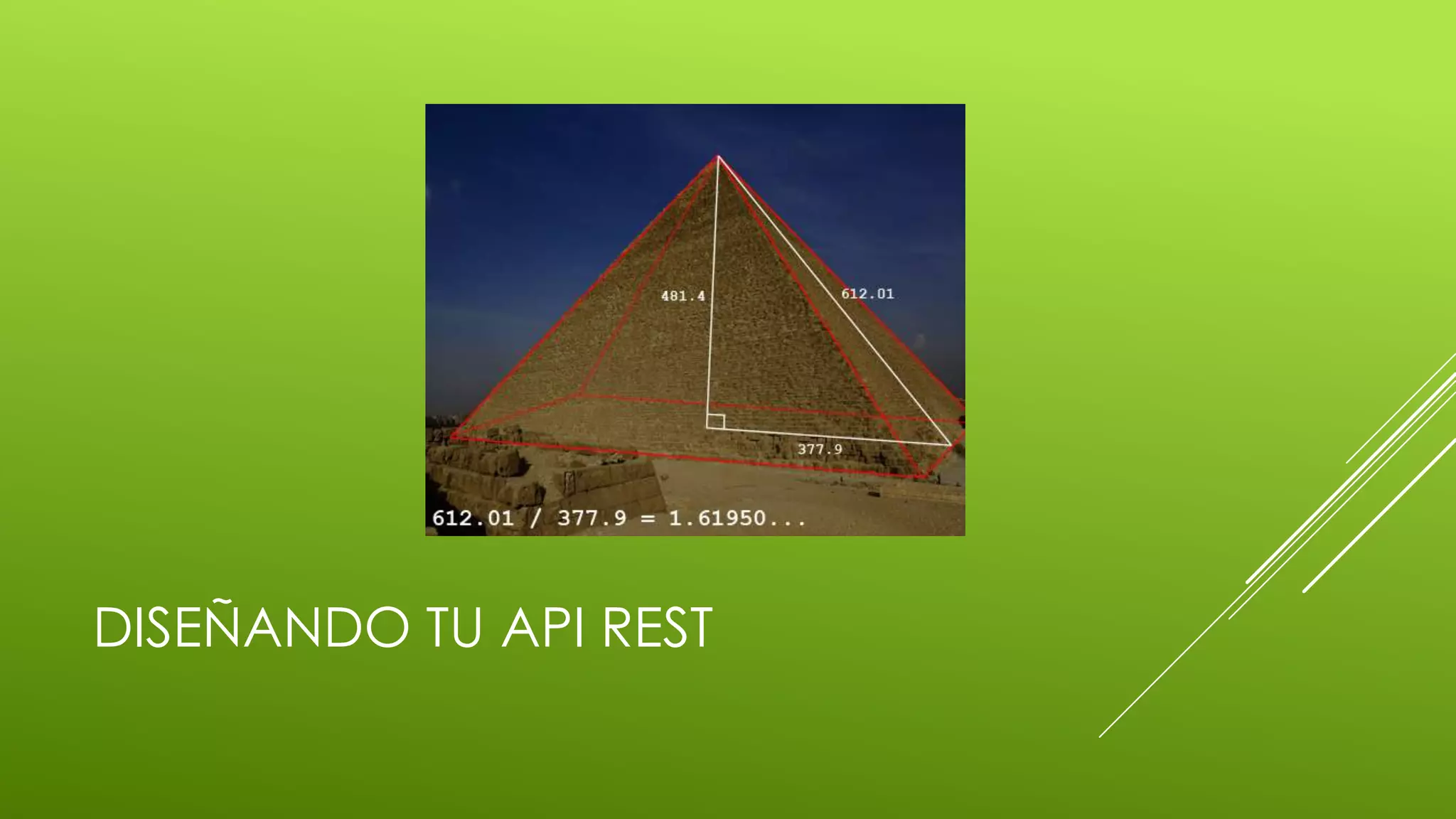 DISEÑANDO TU API REST
 