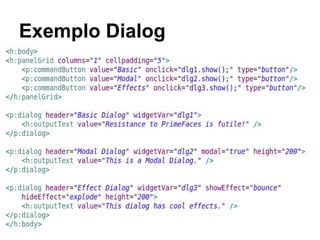 Exemplo Dialog
 