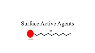 Surface Active Agents
 