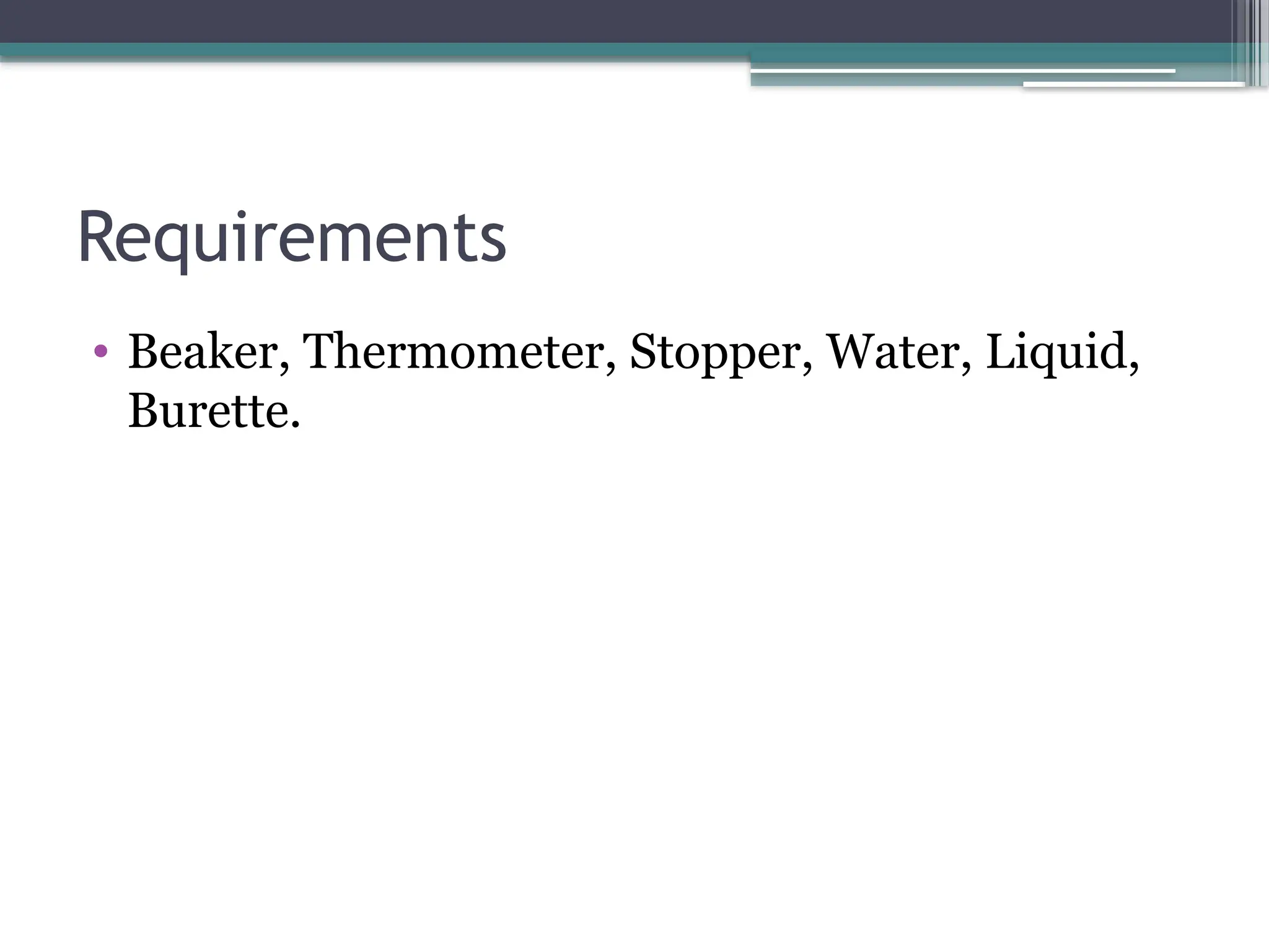 Determine the interfacial tension by drop weight method. | PPTX