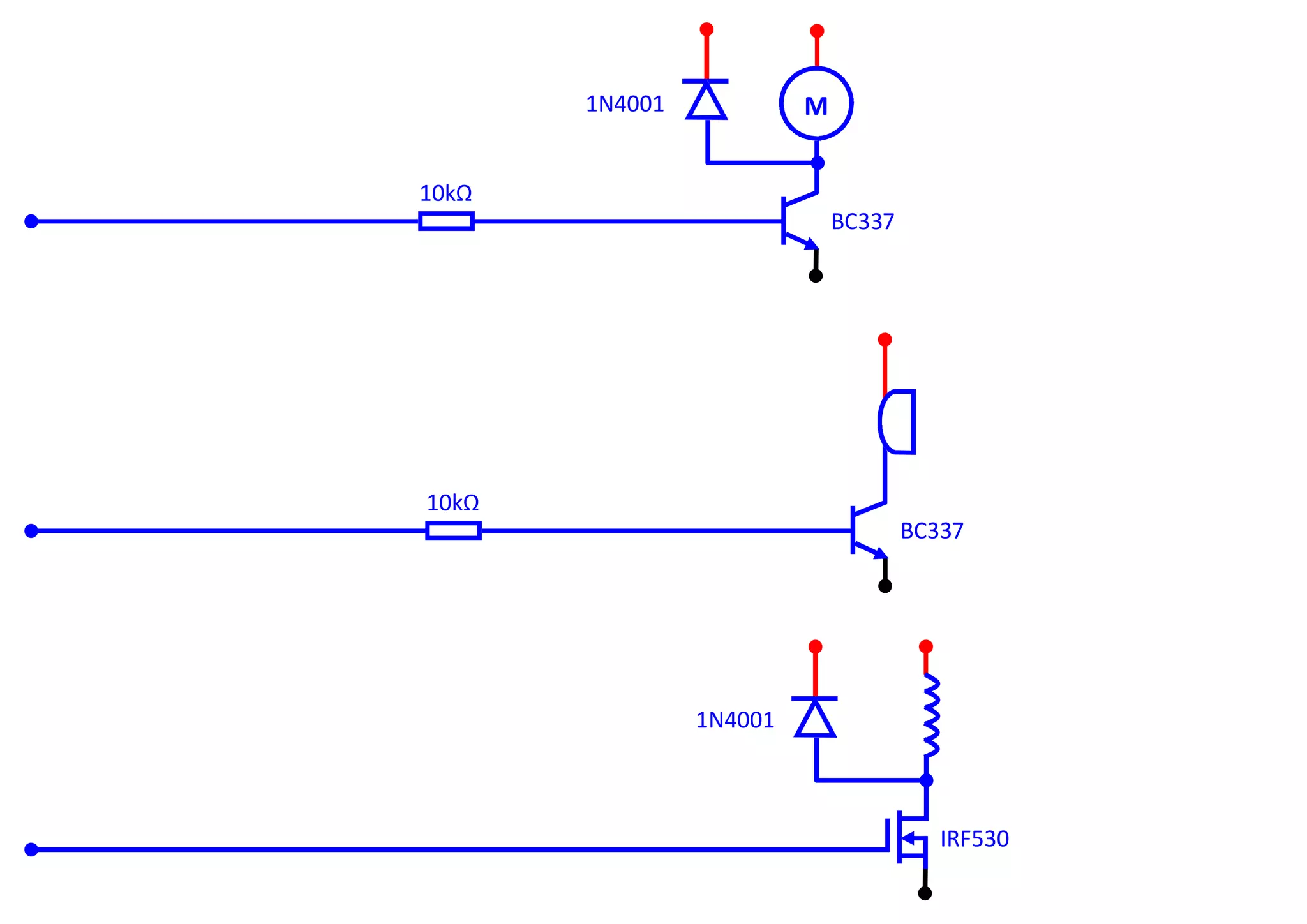 1N4001 M
10kΩ
BC337
10kΩ
BC337
1N4001
IRF530