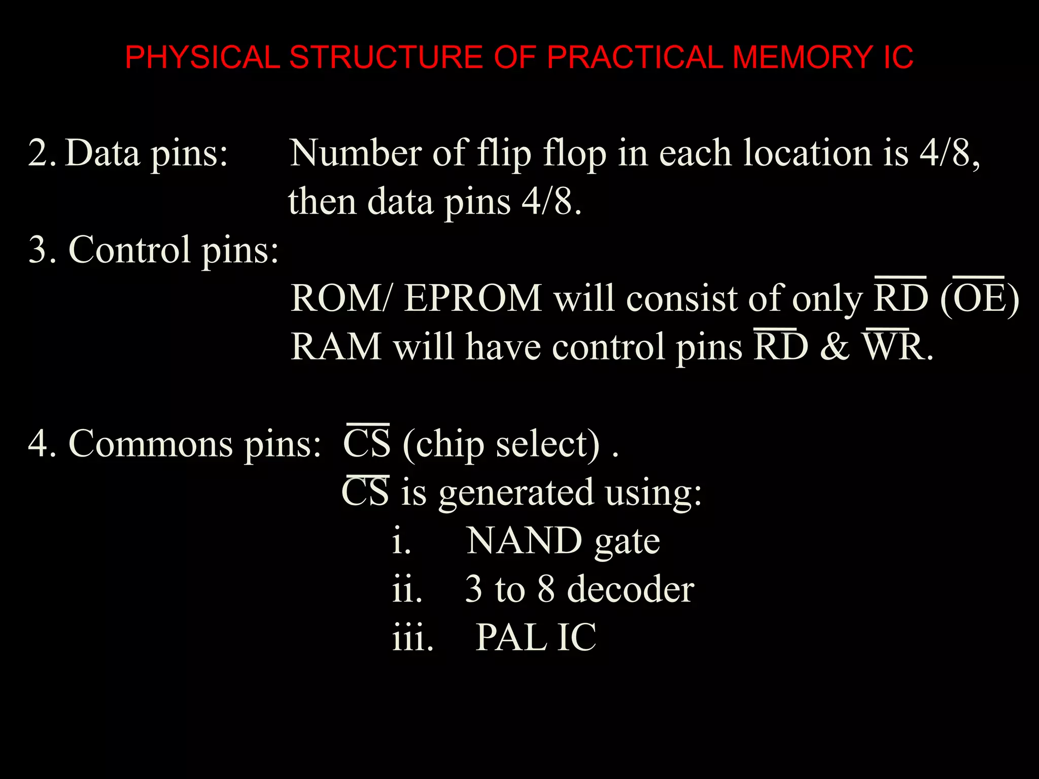 Interfacing memory with 8086 microprocessor | PPT image.