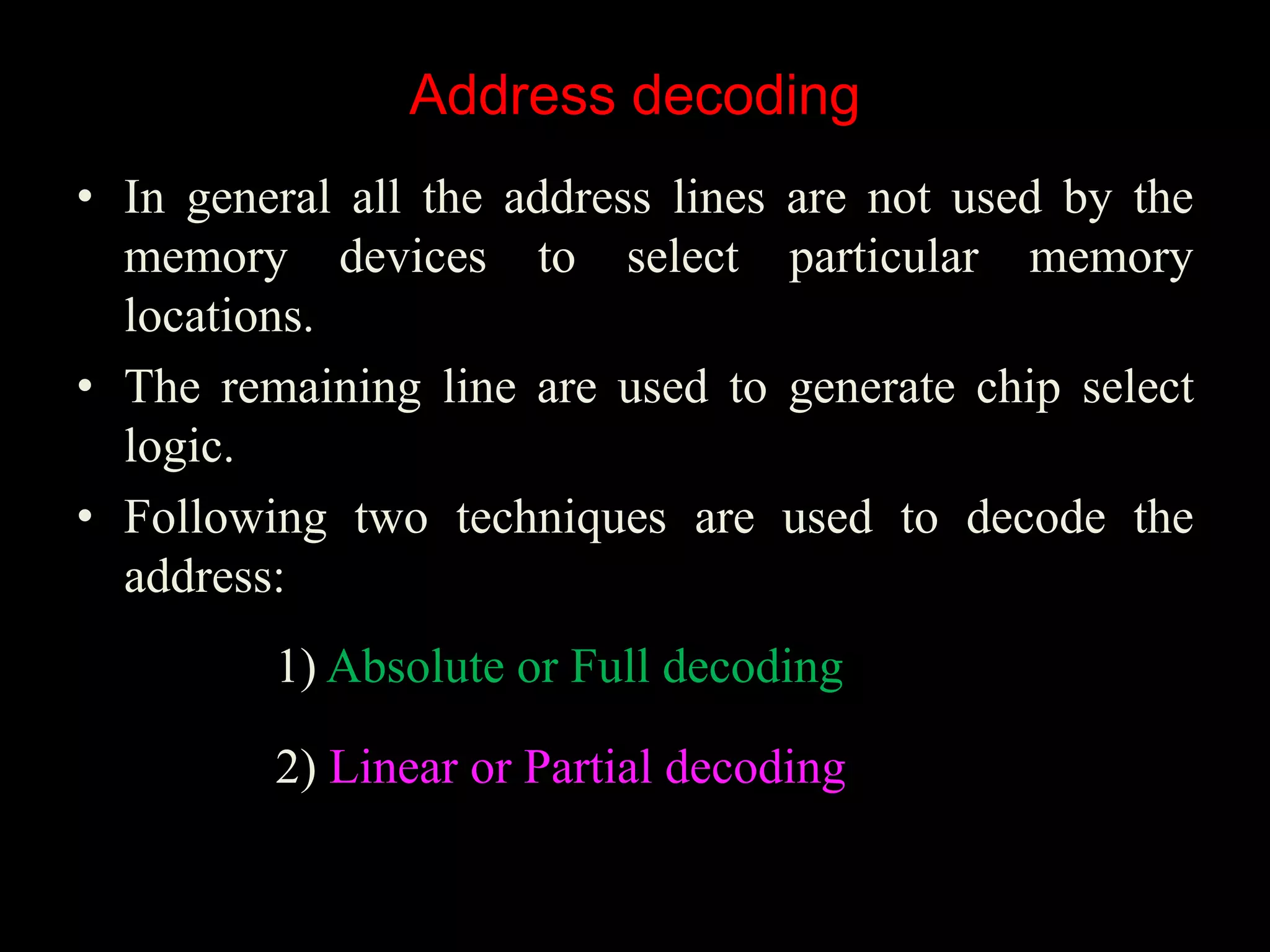 Interfacing memory with 8086 microprocessor | PPT