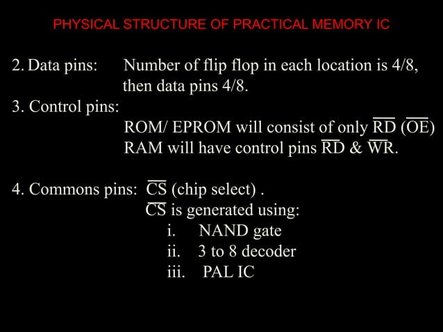 Interfacing memory with 8086 microprocessor | PPT
