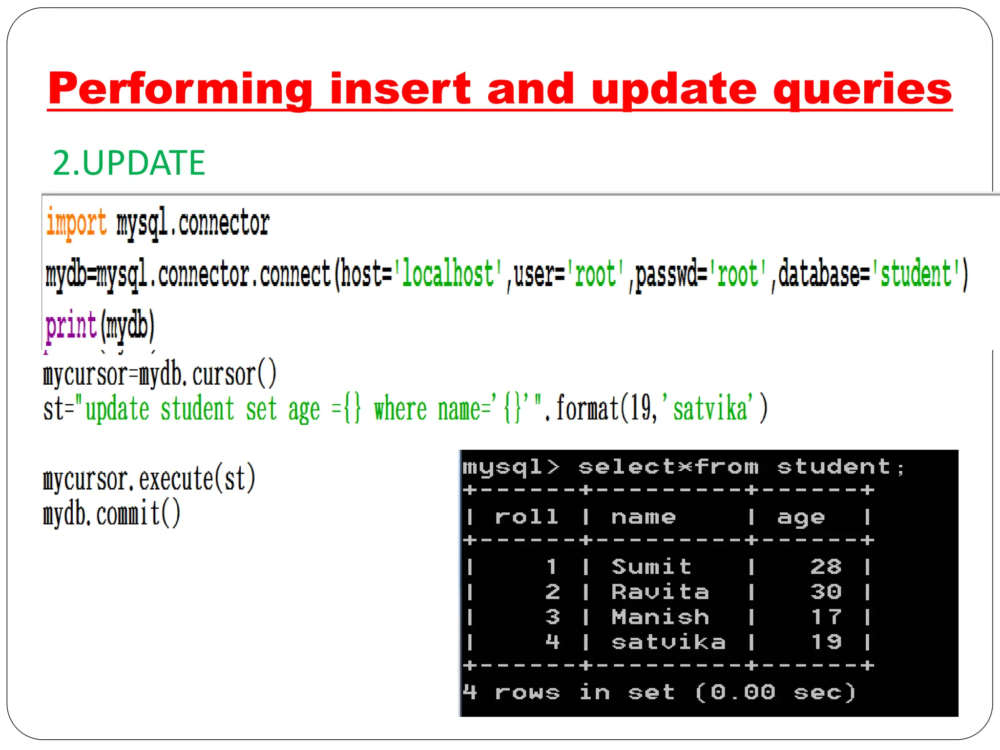 Interfacing python to mysql (11363255151).pptx