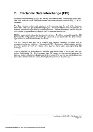 Interfacing sap - BDC | PDF