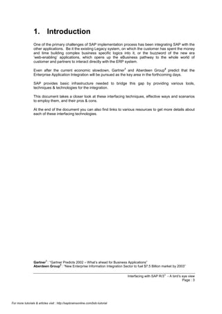 Interfacing sap - BDC | PDF