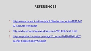 REFERENCES
1. https://www.iare.ac.in/sites/default/files/lecture_notes/IARE_MP
ID_Lectures_Notes.pdf
2. https://vtucsenotes.files.wordpress.com/2013/06/unit-6.pdf
3. https://nptel.ac.in/content/storage2/courses/106108100/pdf/T
eacher_Slides/mod3/M3L8.pdf
 