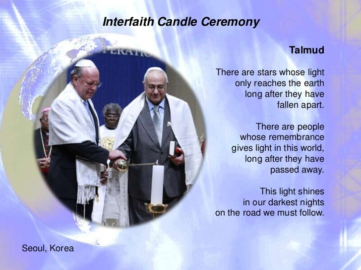 Interfaith Candle Lighting Ceremonies