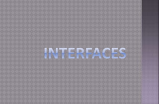 Interfaces en java | PPTX