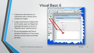 Interfaz visual basic 6 y arduino | PDF