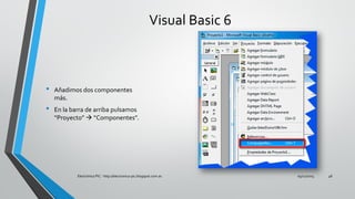 Interfaz visual basic 6 y arduino | PDF