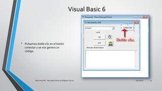 Interfaz visual basic 6 y arduino | PDF