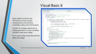 Interfaz visual basic 6 y arduino | PDF