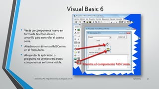 Interfaz visual basic 6 y arduino | PDF