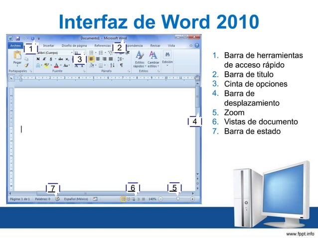 Interfaz word
