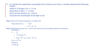 A Level physics interference powerpoint ready to use | PPTX