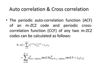 Engine Code Zcz Interference cancellation in uwb systems | PPTX