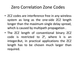 Engine Code Zcz Interference cancellation in uwb systems | PPTX