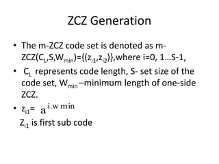 Engine Code Zcz Interference cancellation in uwb systems | PPTX