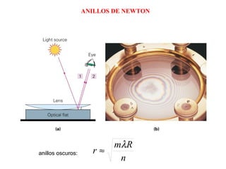 ANILLOS DE NEWTON anillos oscuros: 