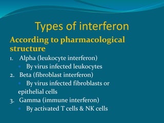 Interferons group assignment BY RIZWAN ULLAH | PPTX