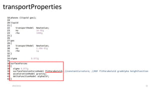 transportProperties
2022/3/12 22
 