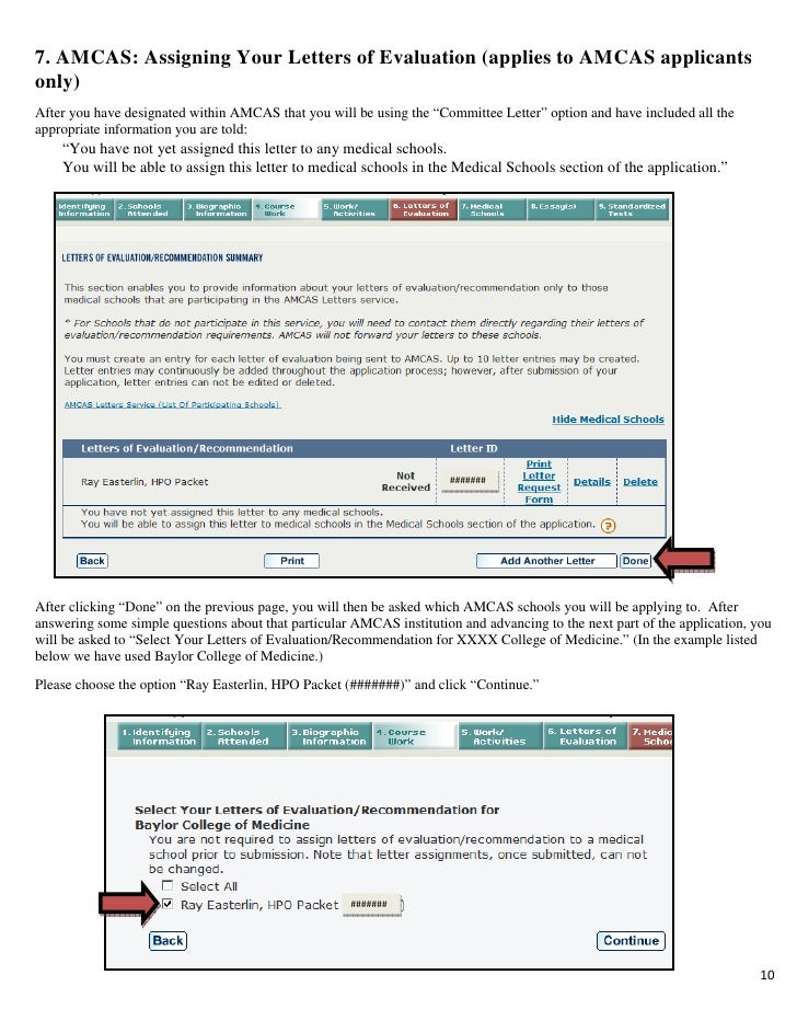 interfolio instructions amcas letter of recommendation interfolio