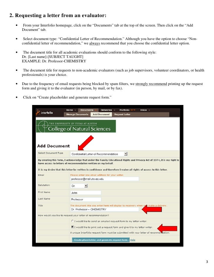 interfolio instructions interfolio how to request letter of recommendation