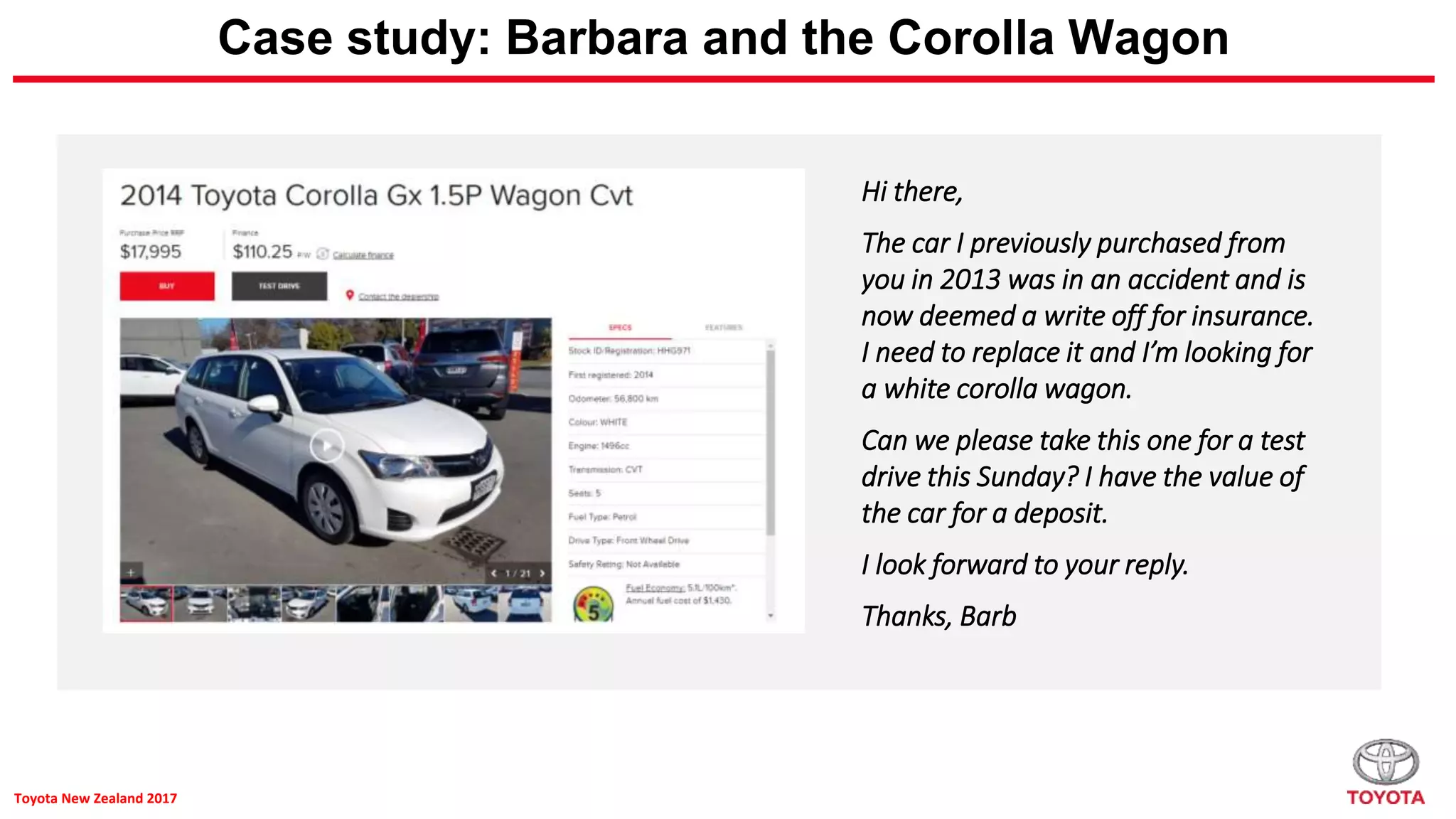 Intergen Convergence 2017 - Customer engagement (Toyota) | PPT